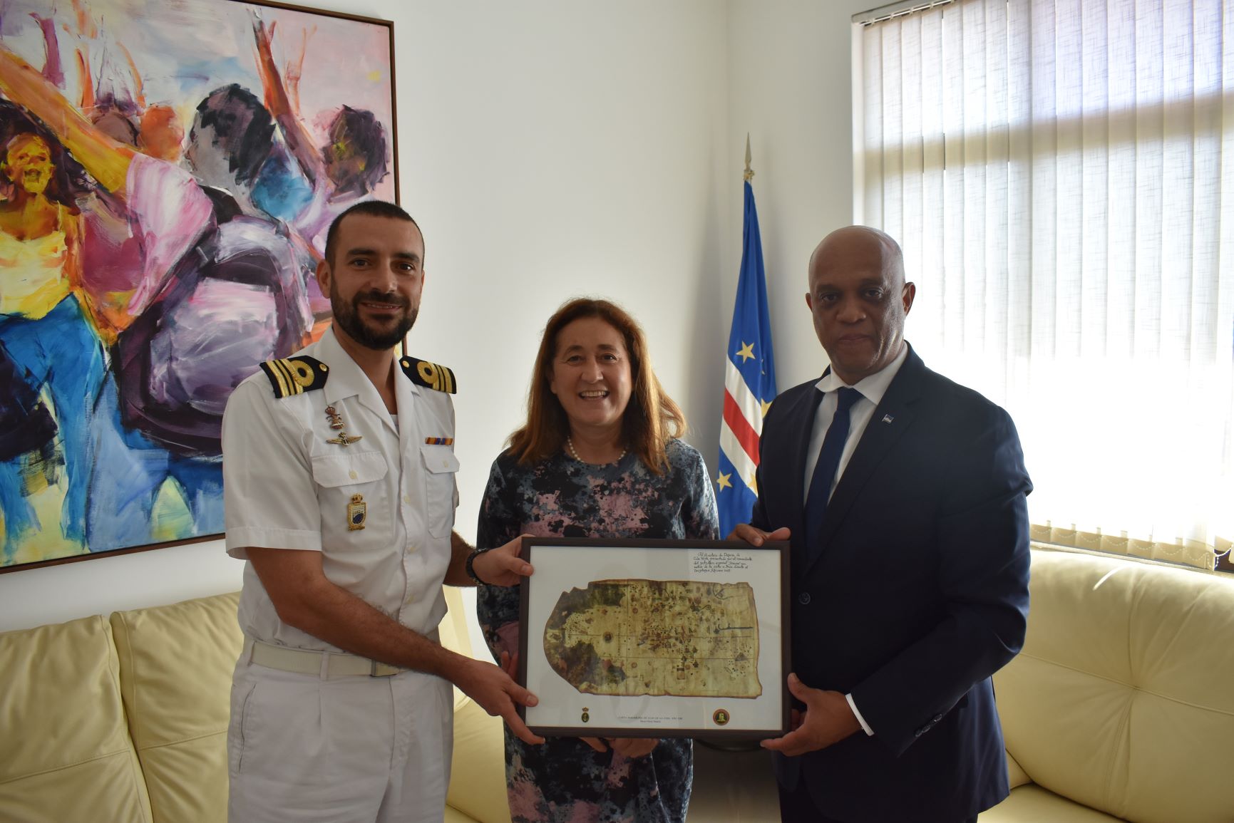 The patrol boat ‘Atalaya’ collaborates with the Armed Forces of Cape Verde in Praia