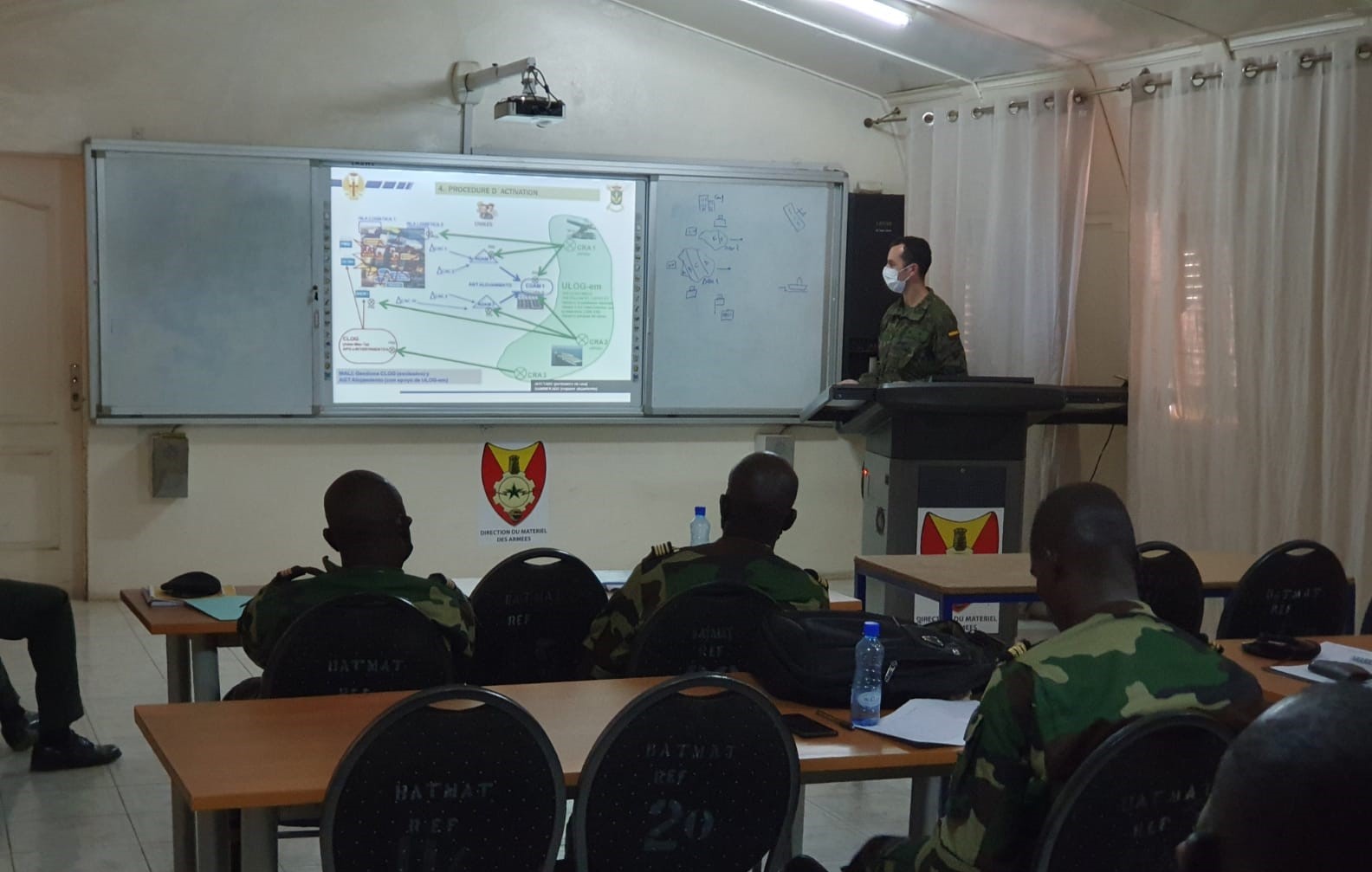 Spanish soldiers instruct the Senegalese Armed Forces in logistics