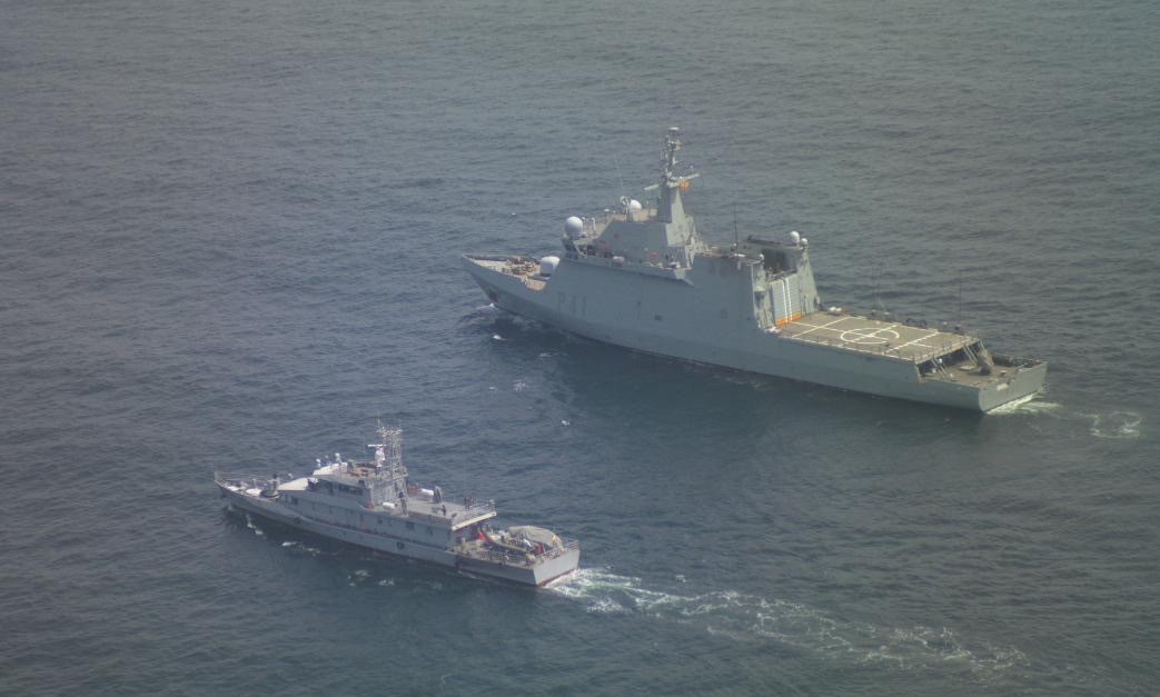 Formation of the BAM ‘Meteoro’ and vessel ‘Pendjari’ P900 of Benin during GANO-24