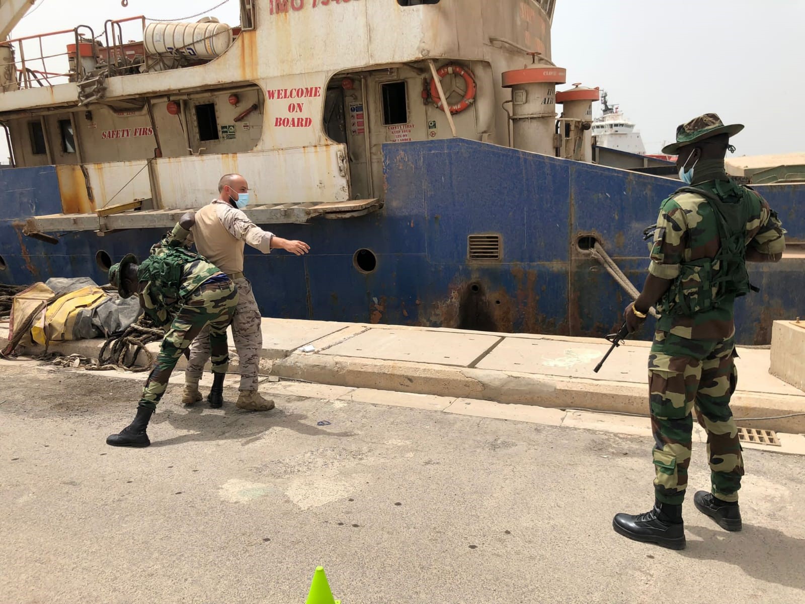 Exercises with the Senegalese Navy