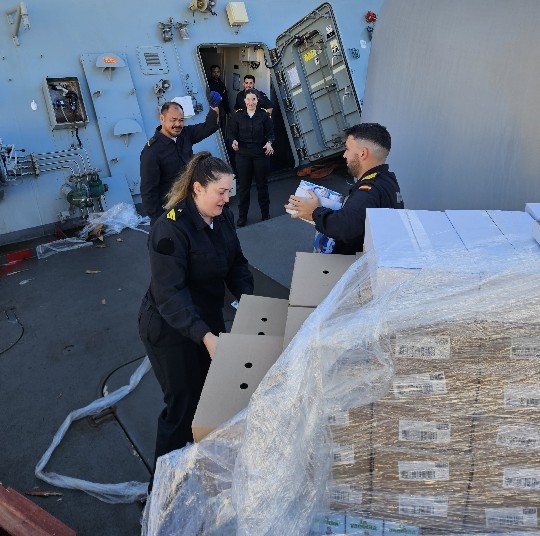 OPV “Furor” getting ready for the mission