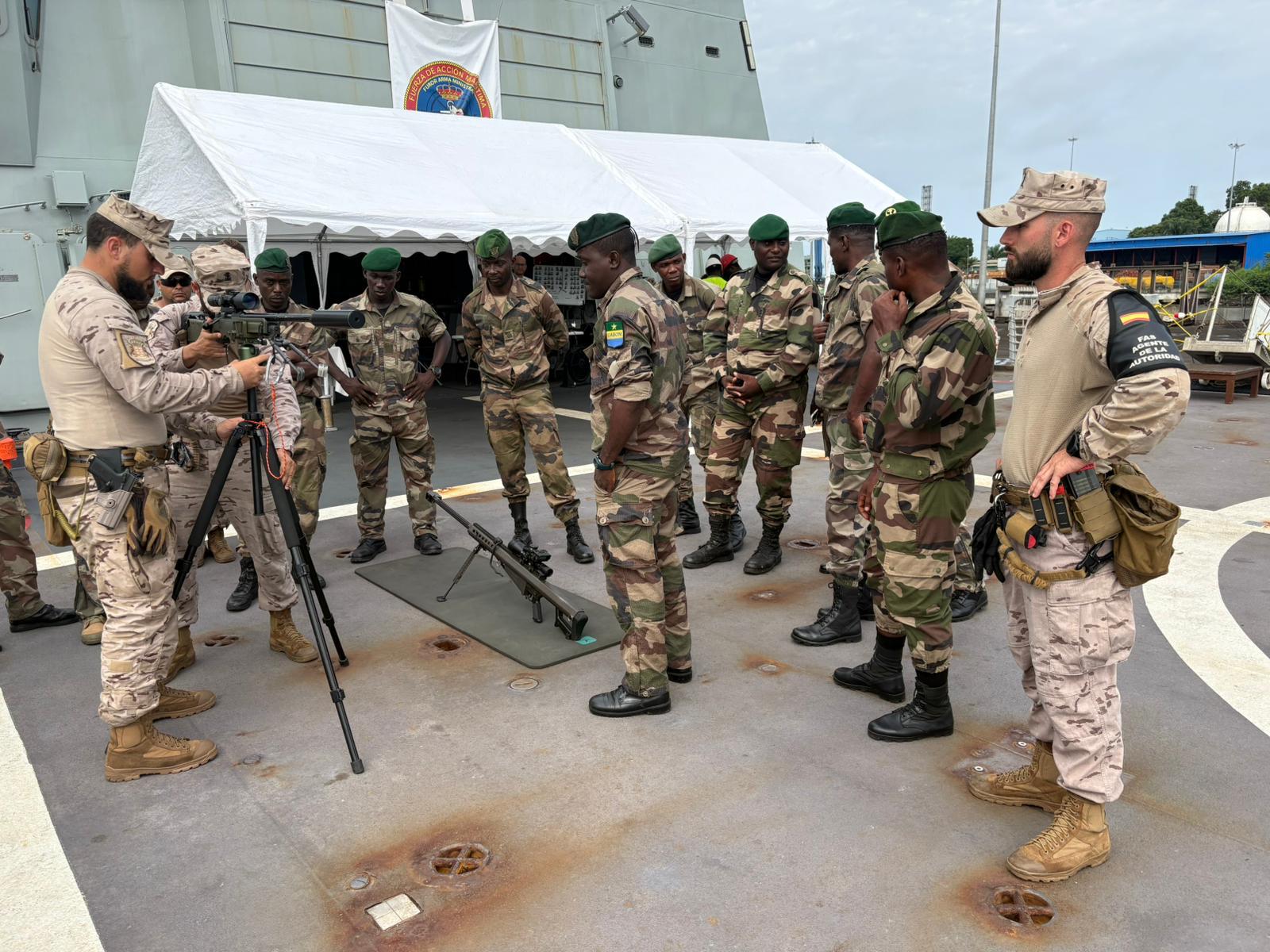 ACMs a bordo del BAM “FUROR” P-46