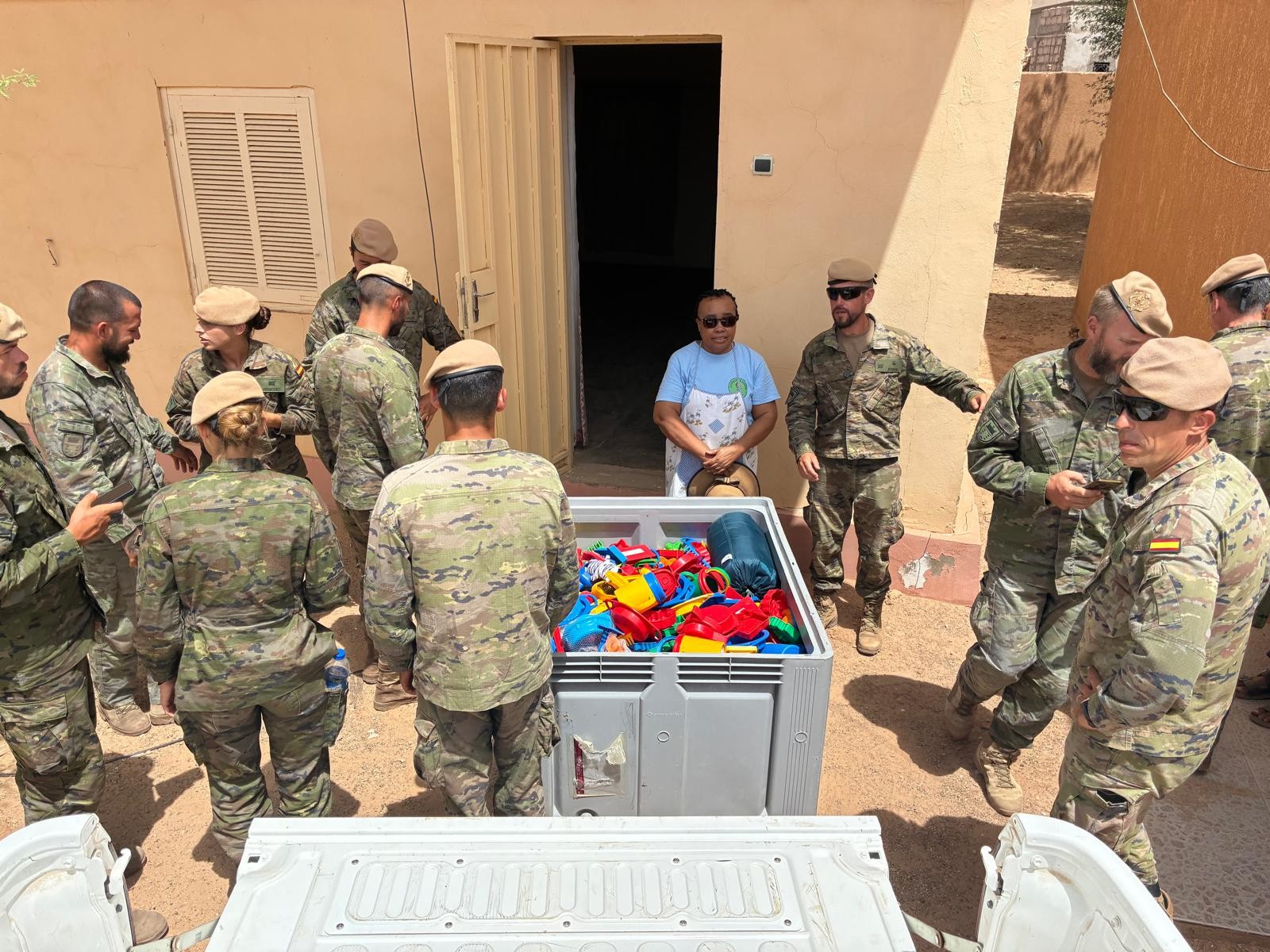 Delivery of the donation