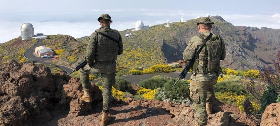 Surveillance patrol in the Canary Islands