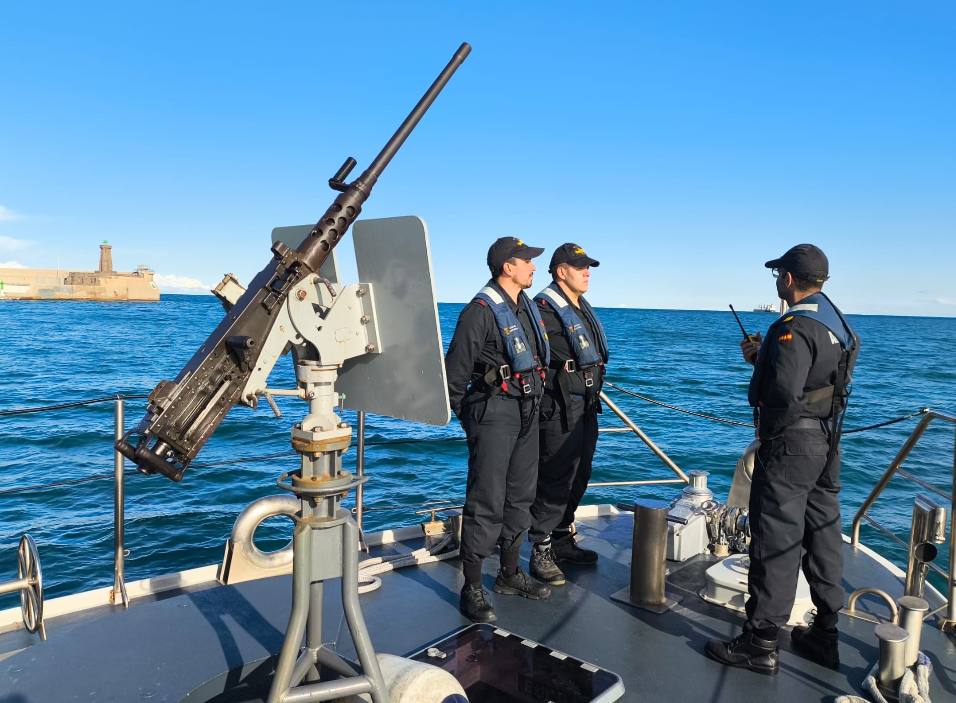  Departing from the port of Melilla