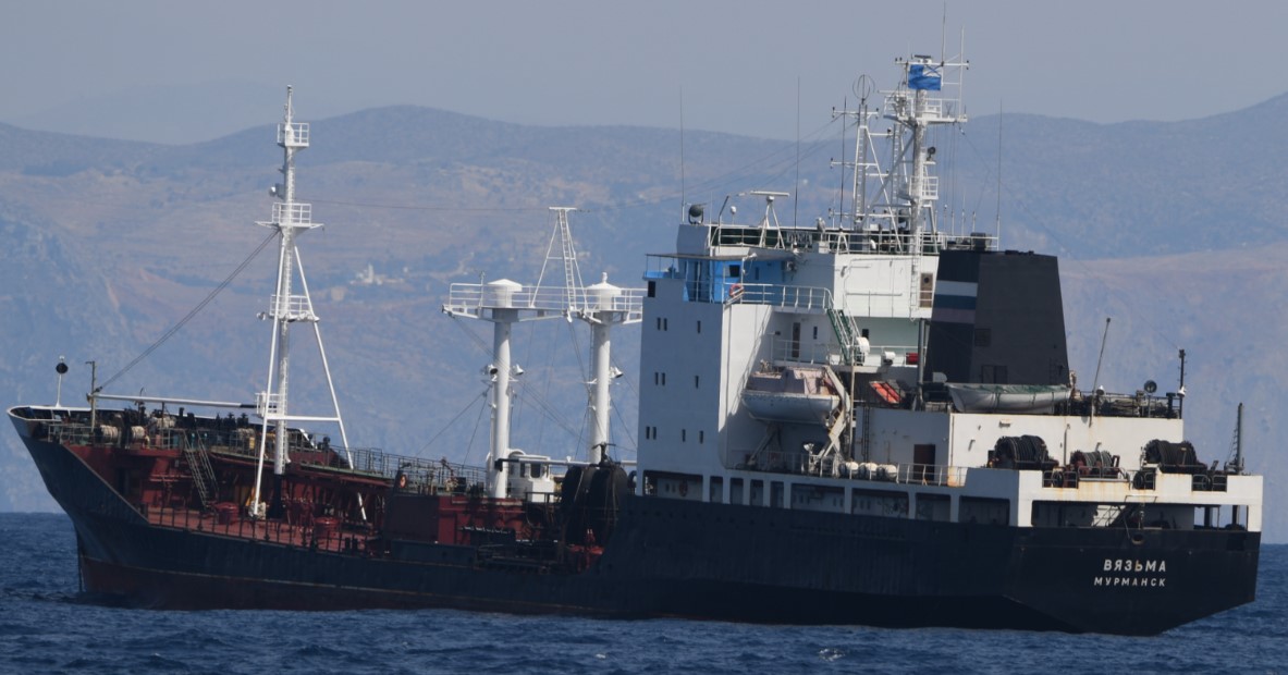 Tracking of a Russian naval vessel