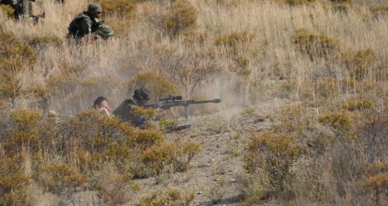 Precision rifle fire