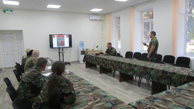 Presentation at the 1st Motorised Brigade