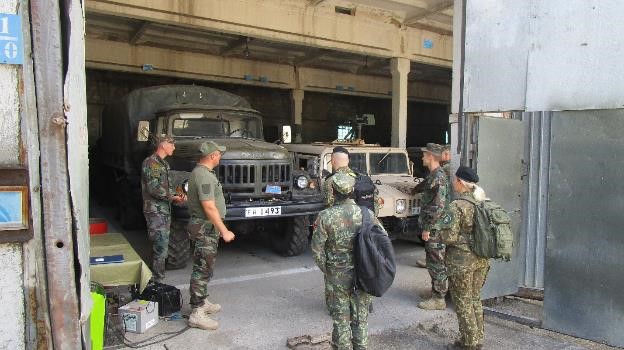 Transportada de la 1 ª Brigada Motorizada