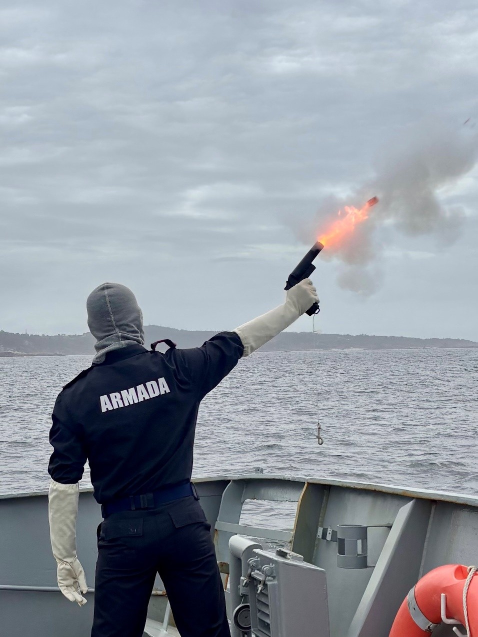 Flare launch exercise