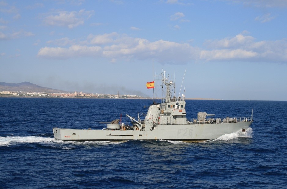 Patrol boat Medas at sea