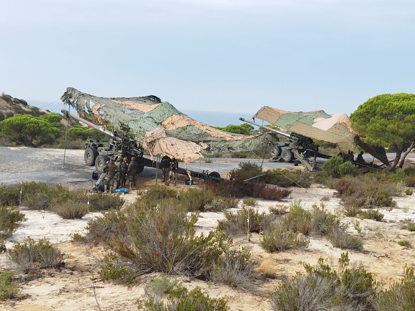 Deployed units in the Campo de Gibraltar region