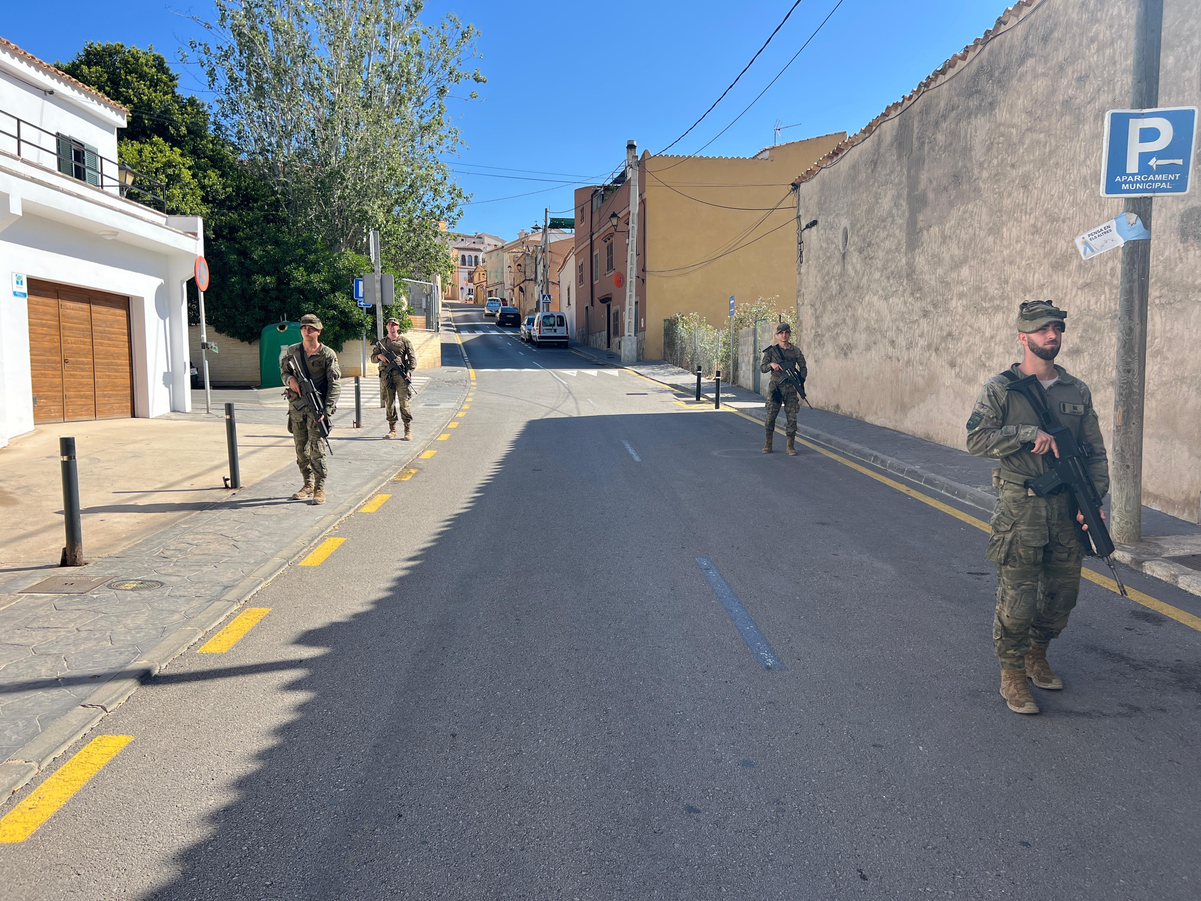 Tactical group Baleares in Majorca island