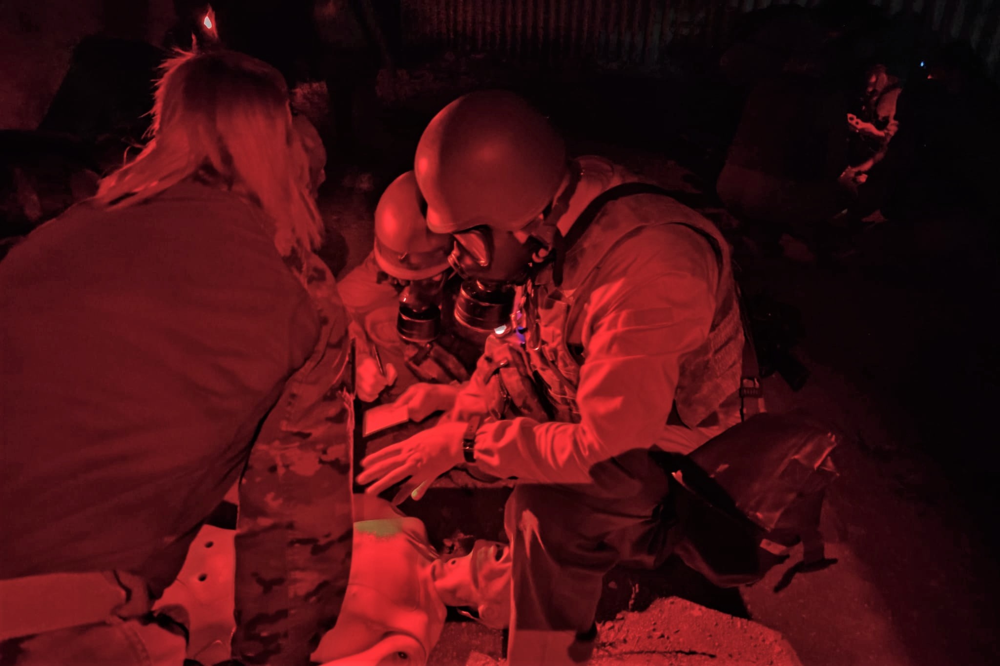 Night-time NBC drill