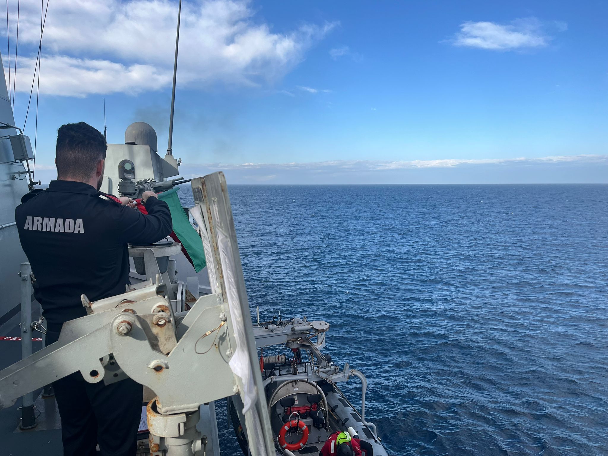 Maritime Suerveillance from the Audaz