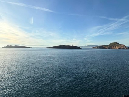 View from the deck of the Chafarinas Islands