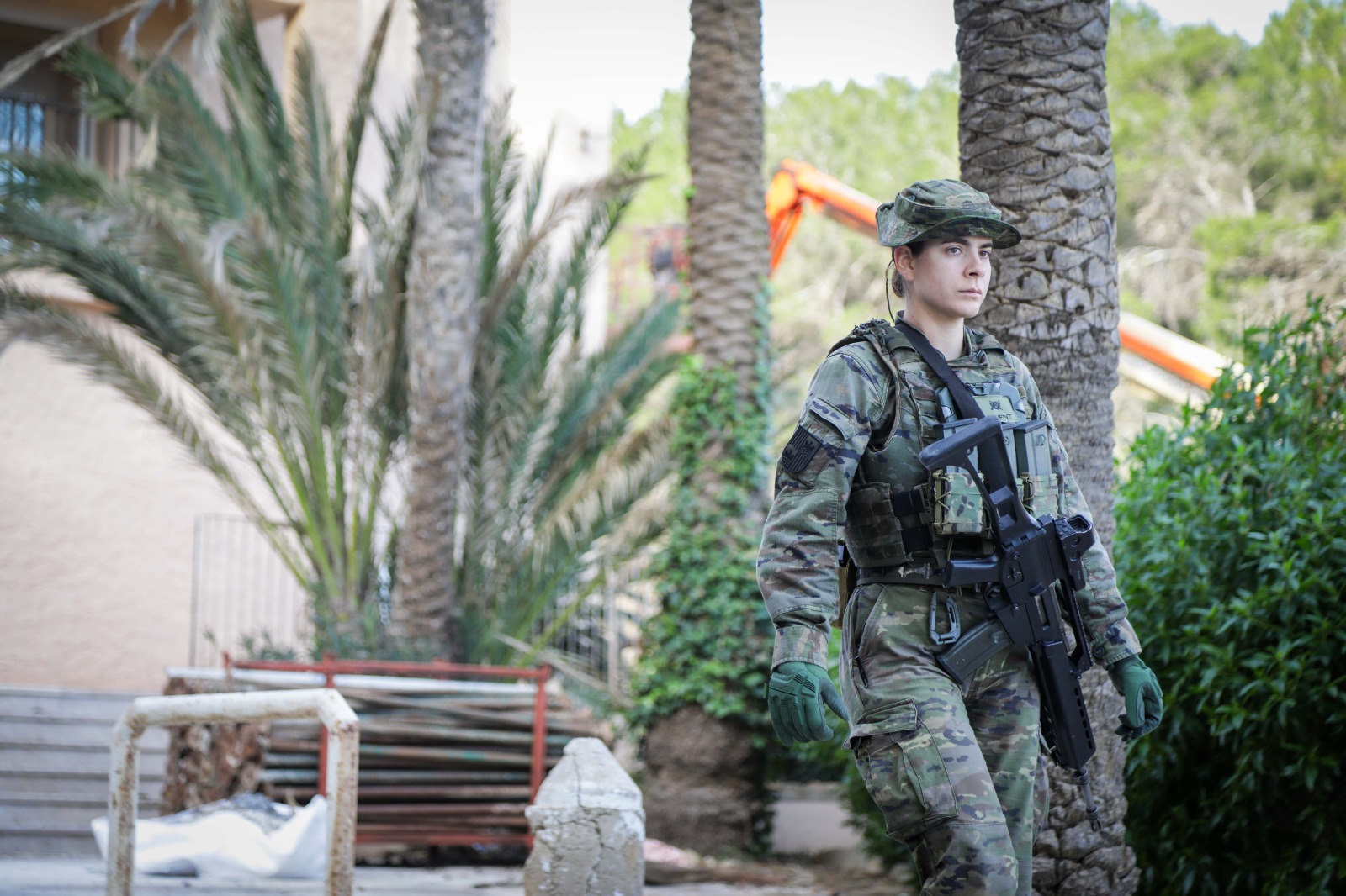 Military patrols in Ibiza