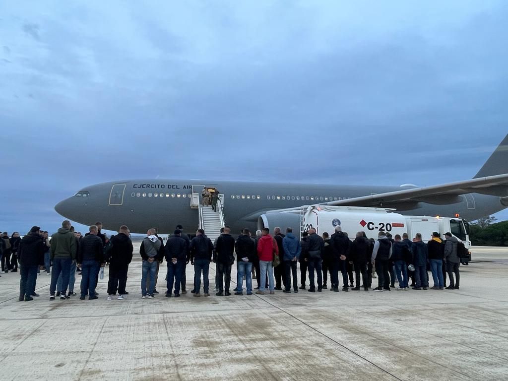 Arrival of Ukrainian personnel