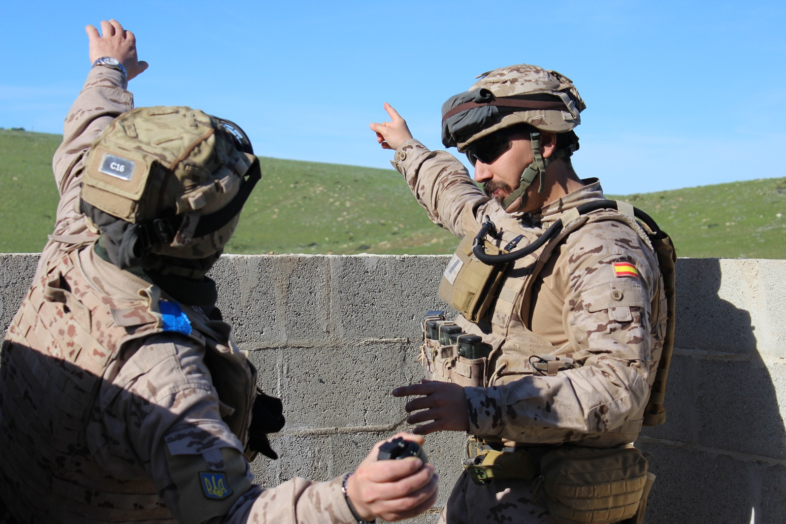 Basic combat training course