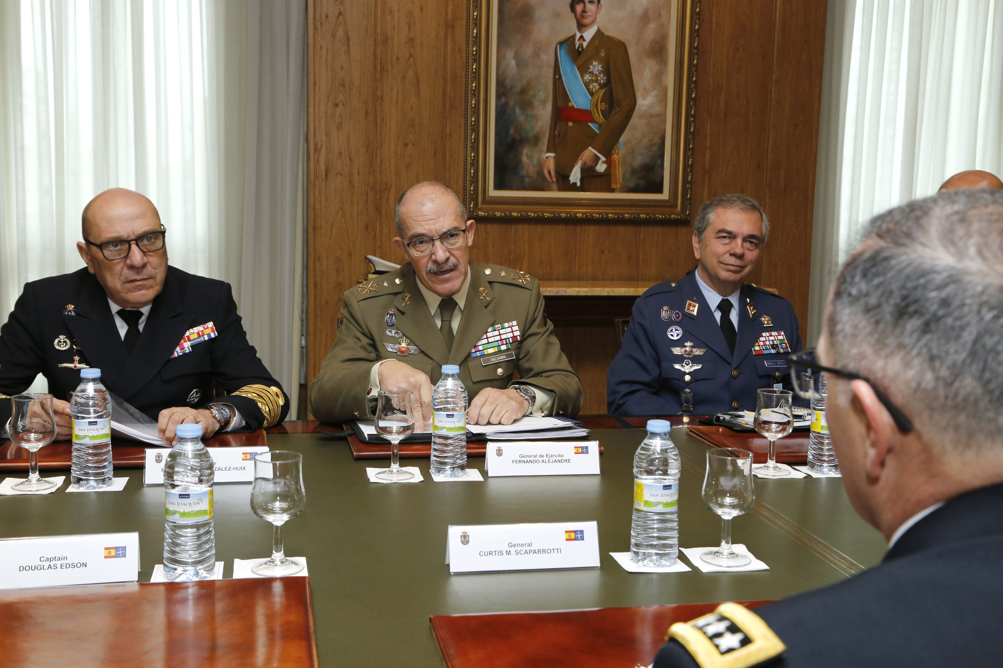 El JEMAD mantiene un encuentro de trabajo con el jefe del Mando Aliado en Europa