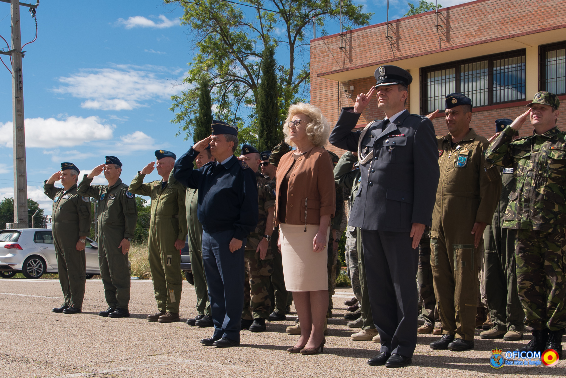 La embajadora de Polonia visita el Centro de Operaciones Aéreas Combinadas de Torrejón
