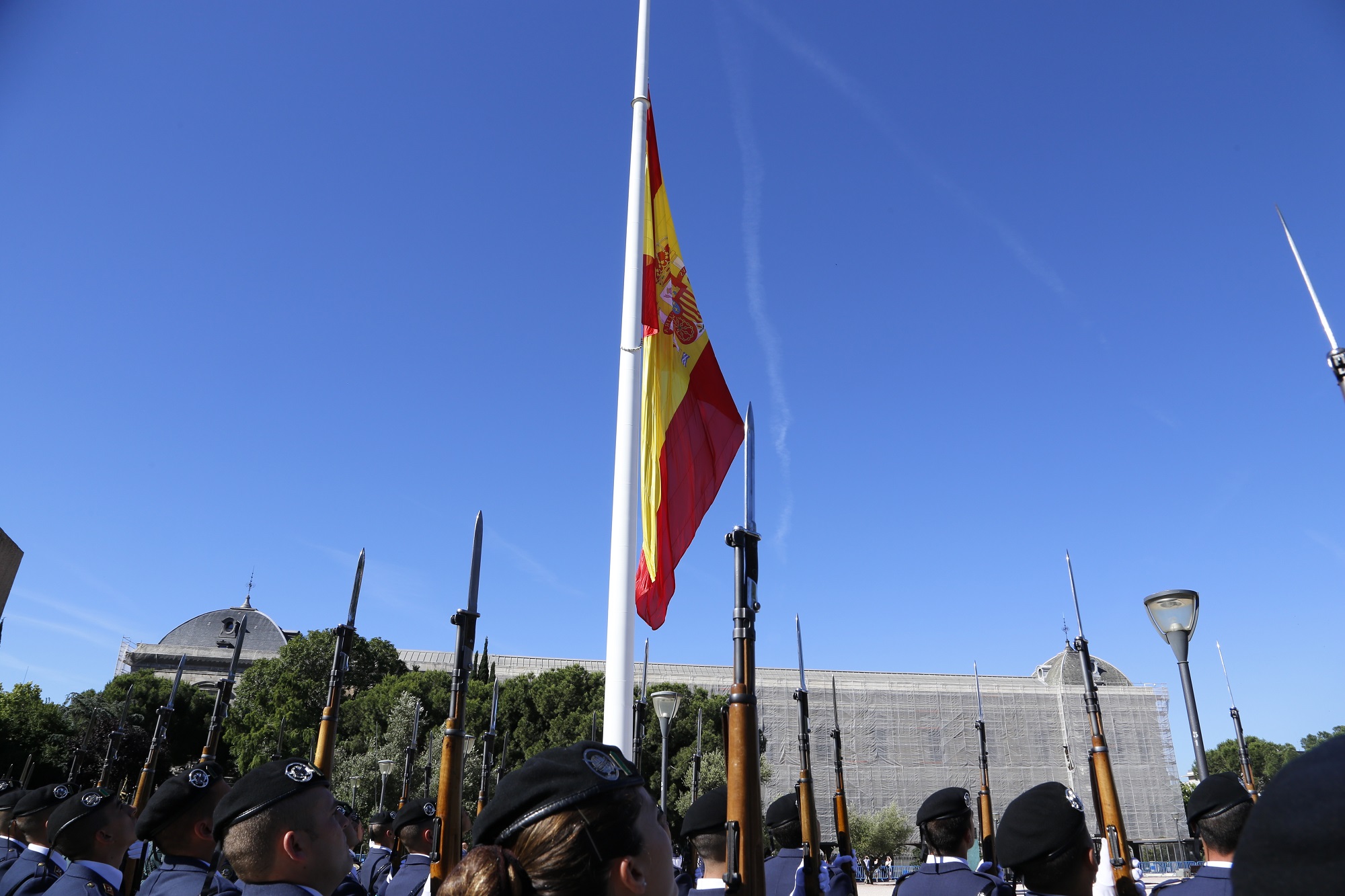 Izado Solemne de Bandera con motivo del III Aniversario de la Proclamación de S.M. el Rey Felipe VI
