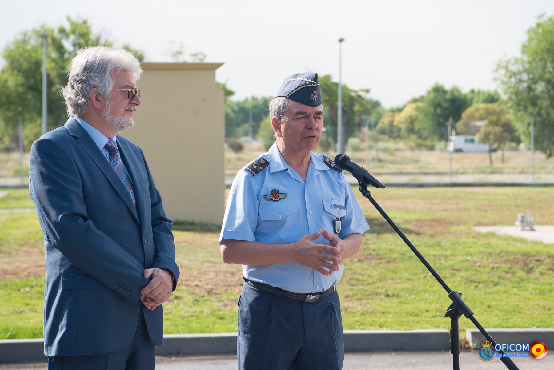 El embajador de Croacia preside el izado de la Bandera de su país en el Centro de Operaciones Aéreas Combinadas Torrejón