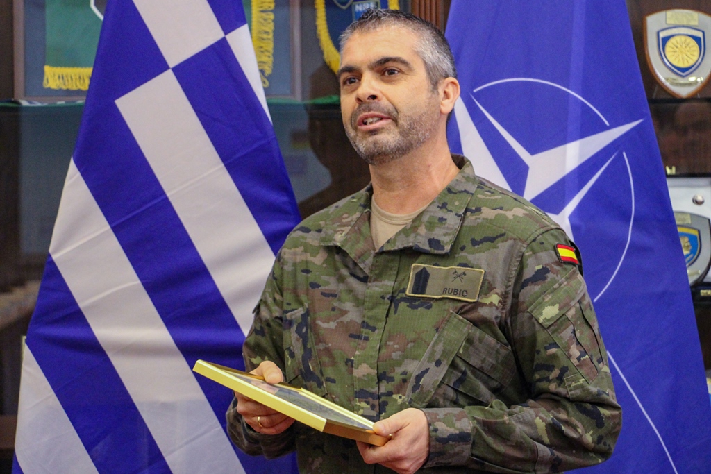 Un brigada del Ejército de Tierra, ‘suboficial del año’ en el NRDC-GR de la OTAN