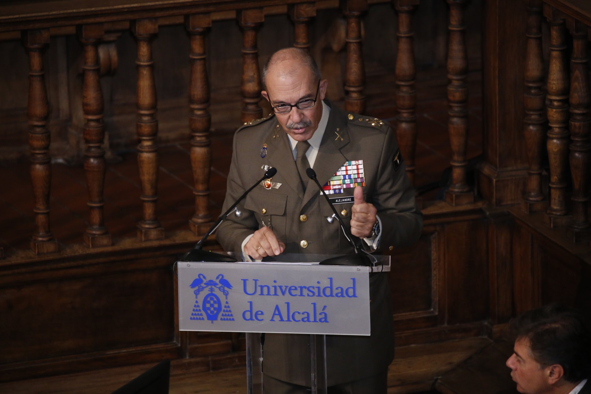 JEMAD gives a conference on overseas missions at the University of Alcalá de Henares