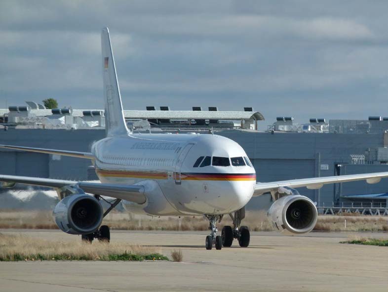The new German aircraft Airbus A319