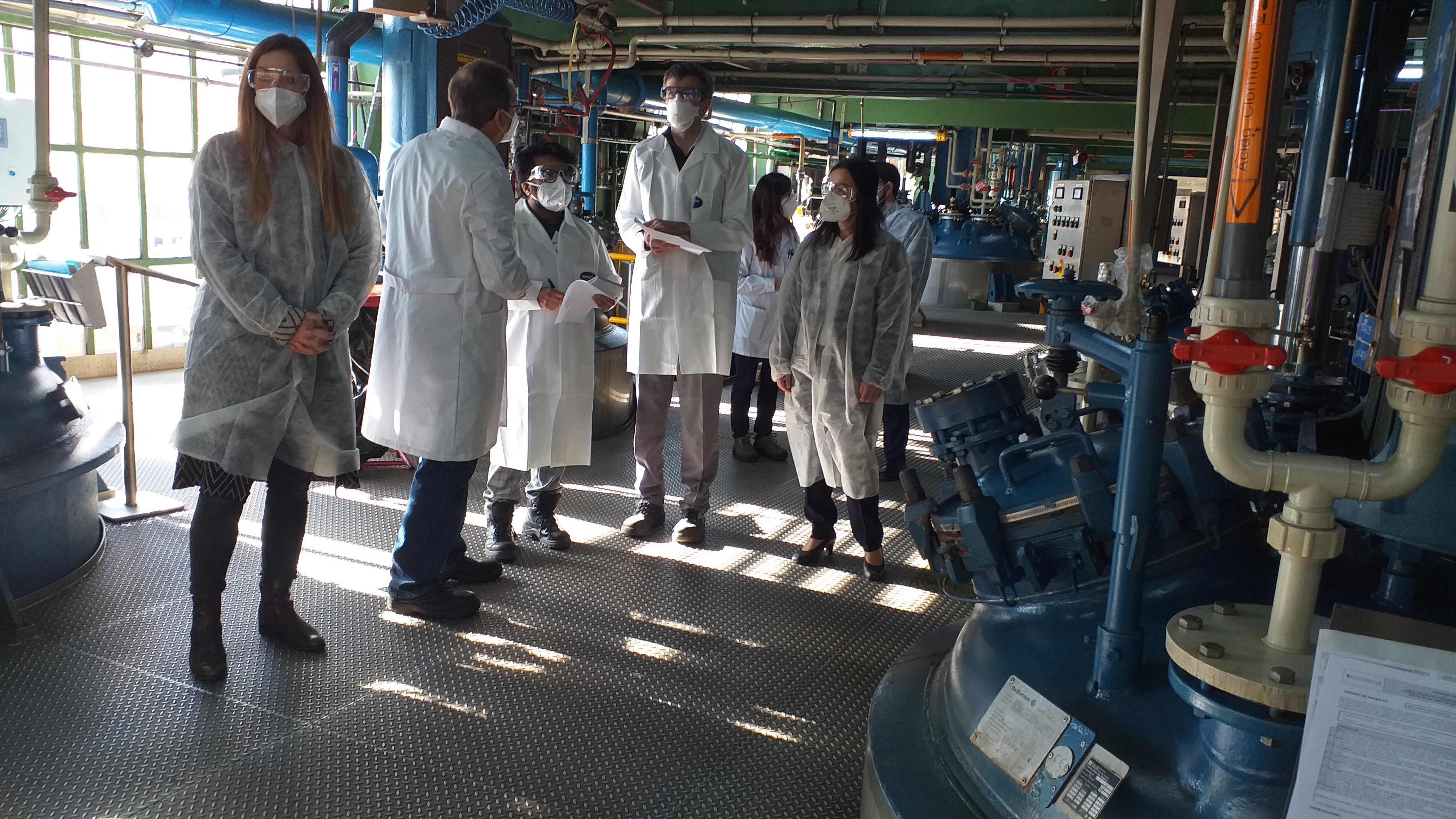 Inspecting a pharmaceutical company in Madrid