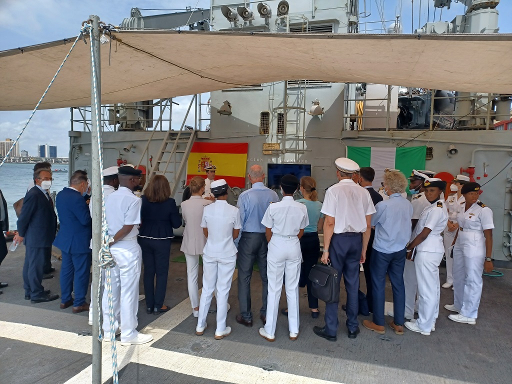 The event hosted on board the Spanish vessel