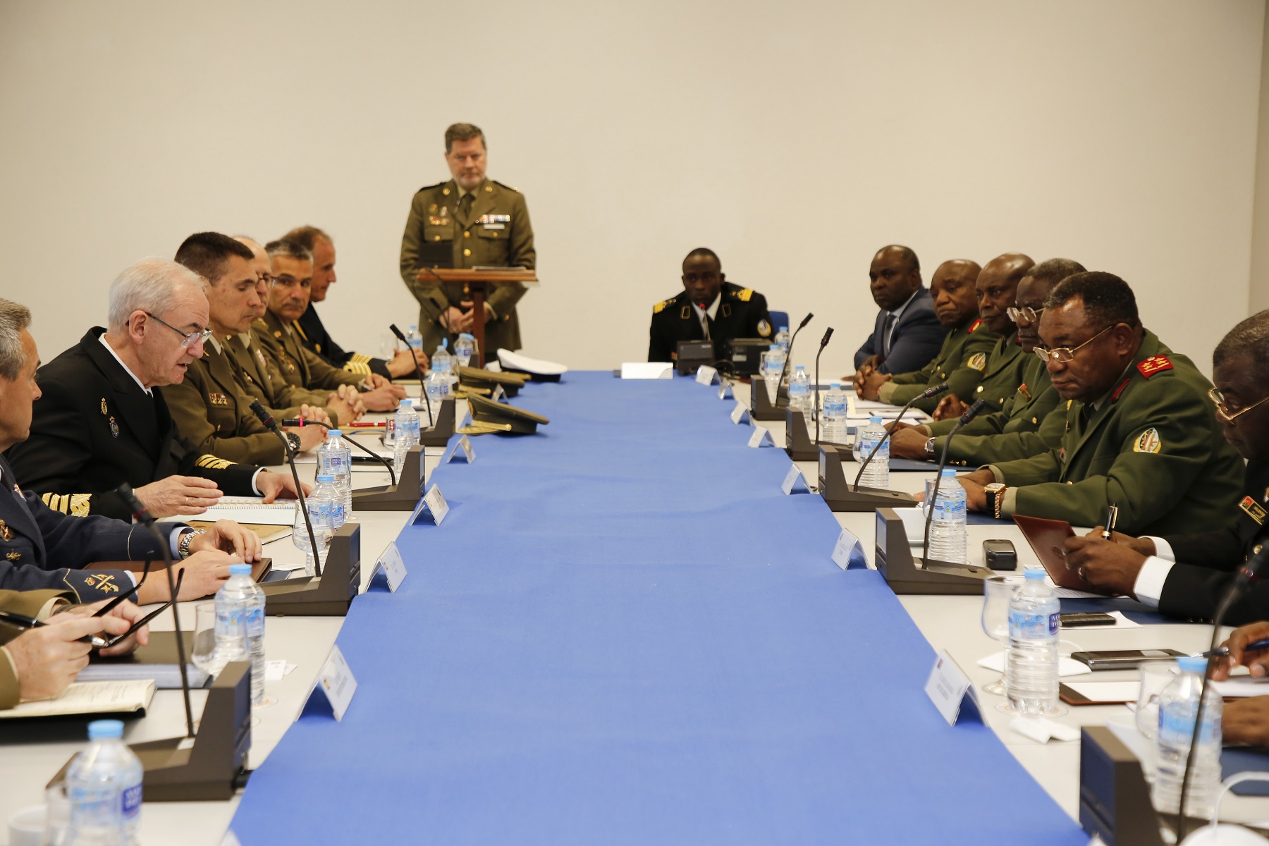 Working meeting at Defence Staff HQ