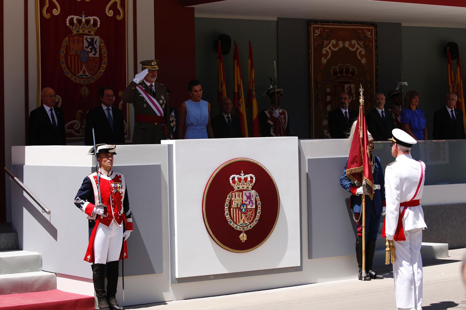 The CHOD greets the King and Queen of Spain
