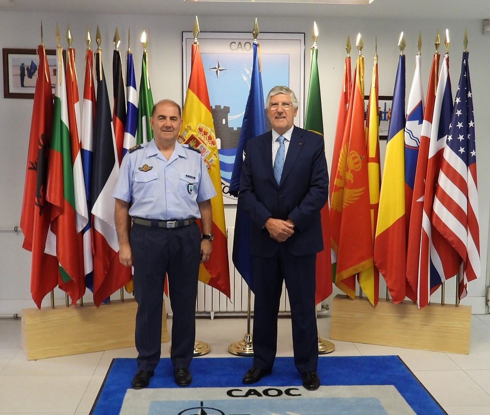 CAOC TJ’s Commander and Portugal’s ambassador