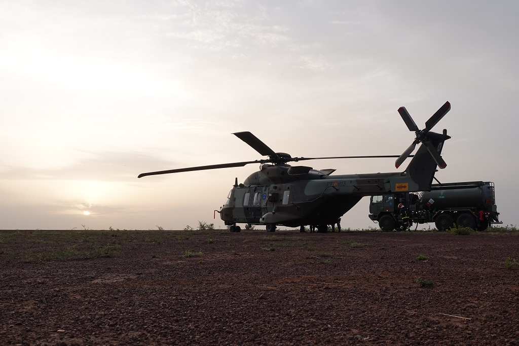 EUTM MALI helicopter