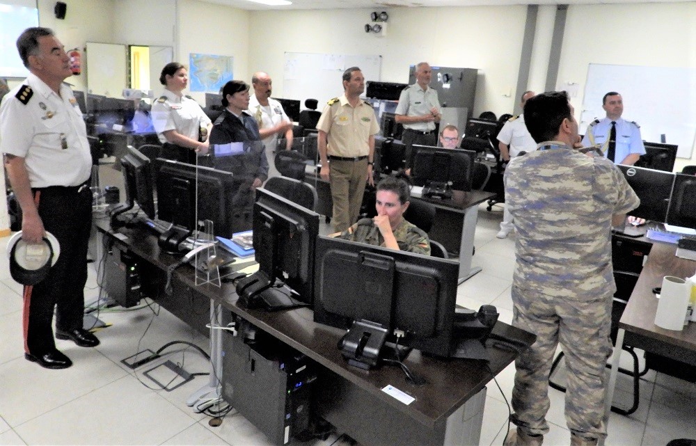 Tour to the CAOC’s operations room