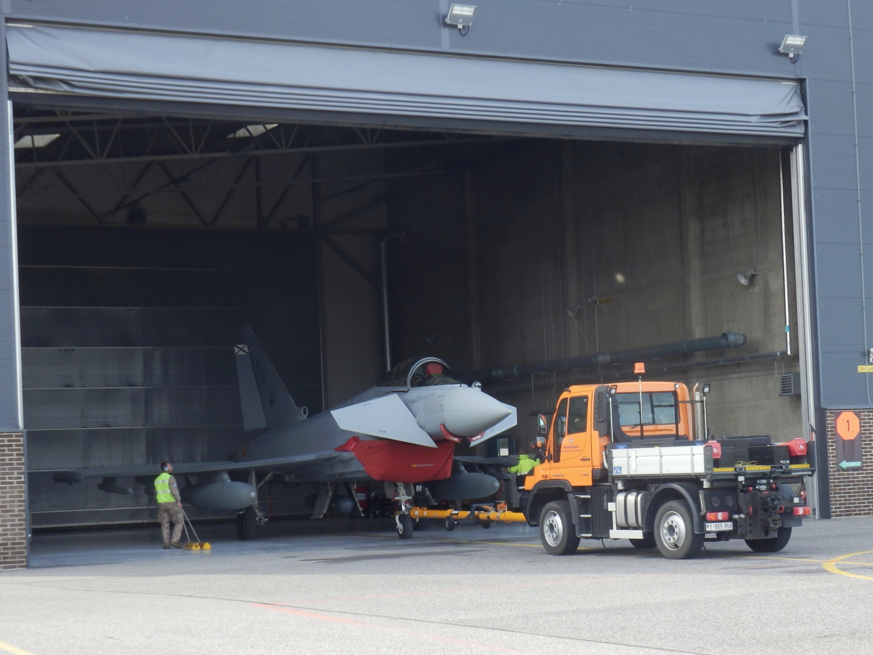 Spanish Eurofighter at the Amari Air Base