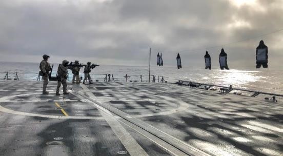 On-deck dry-firing shooting exercises