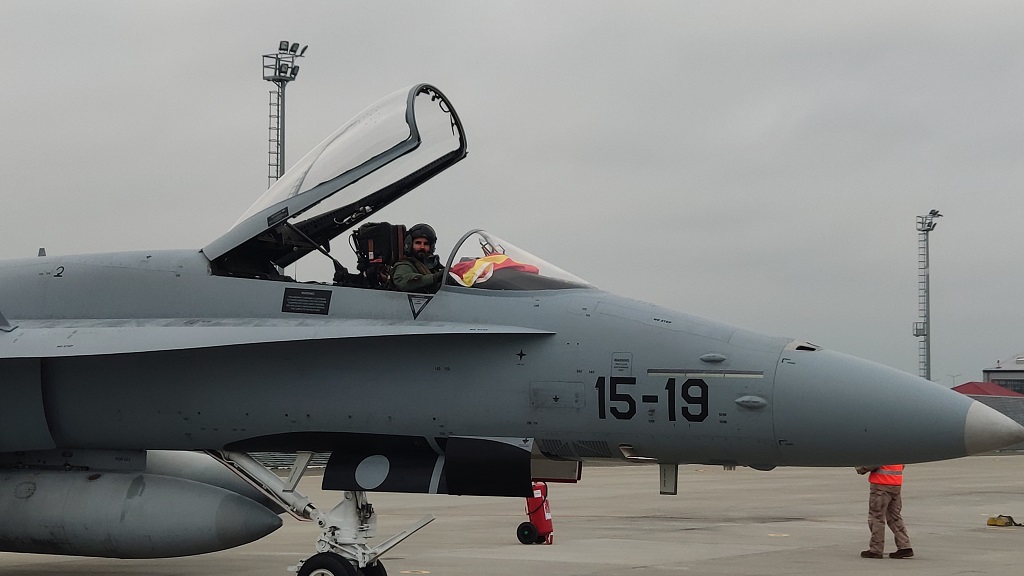 EF18 of the 15th Wing at Fetesti Air Base