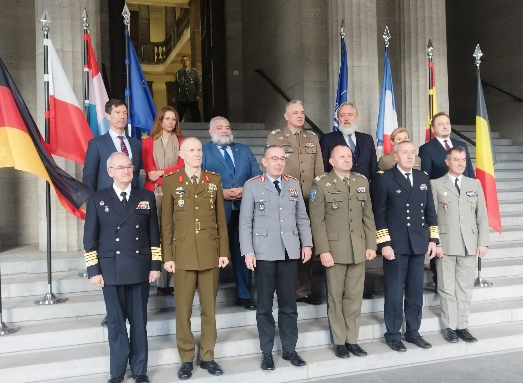 Attendees at the Eurocorps Committee meeting