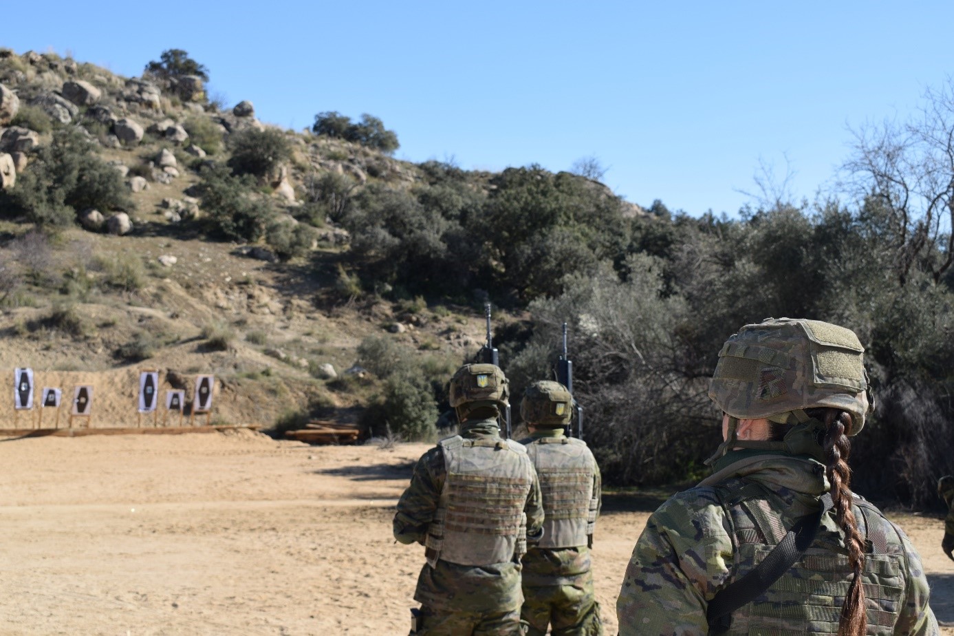 Combat shooting in Toledo, Spain