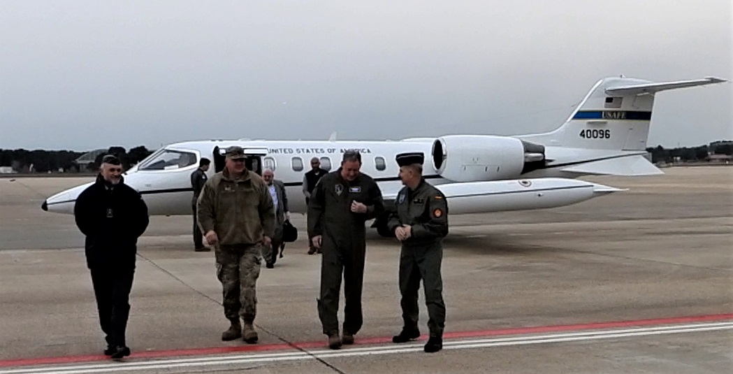Arrival at Torrejón Air Base