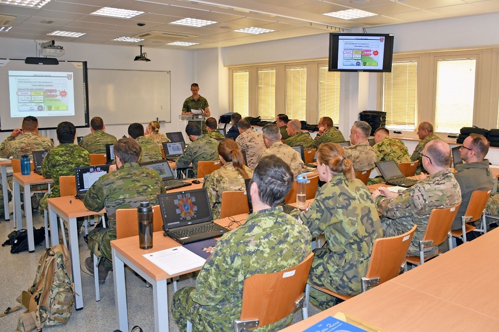 One of the sessions of the course