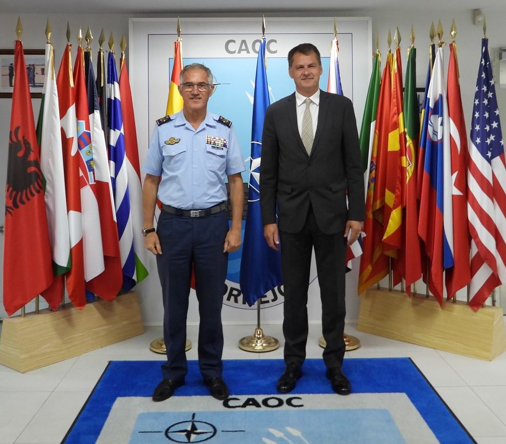 CAOCT Commander and the British Ambassador