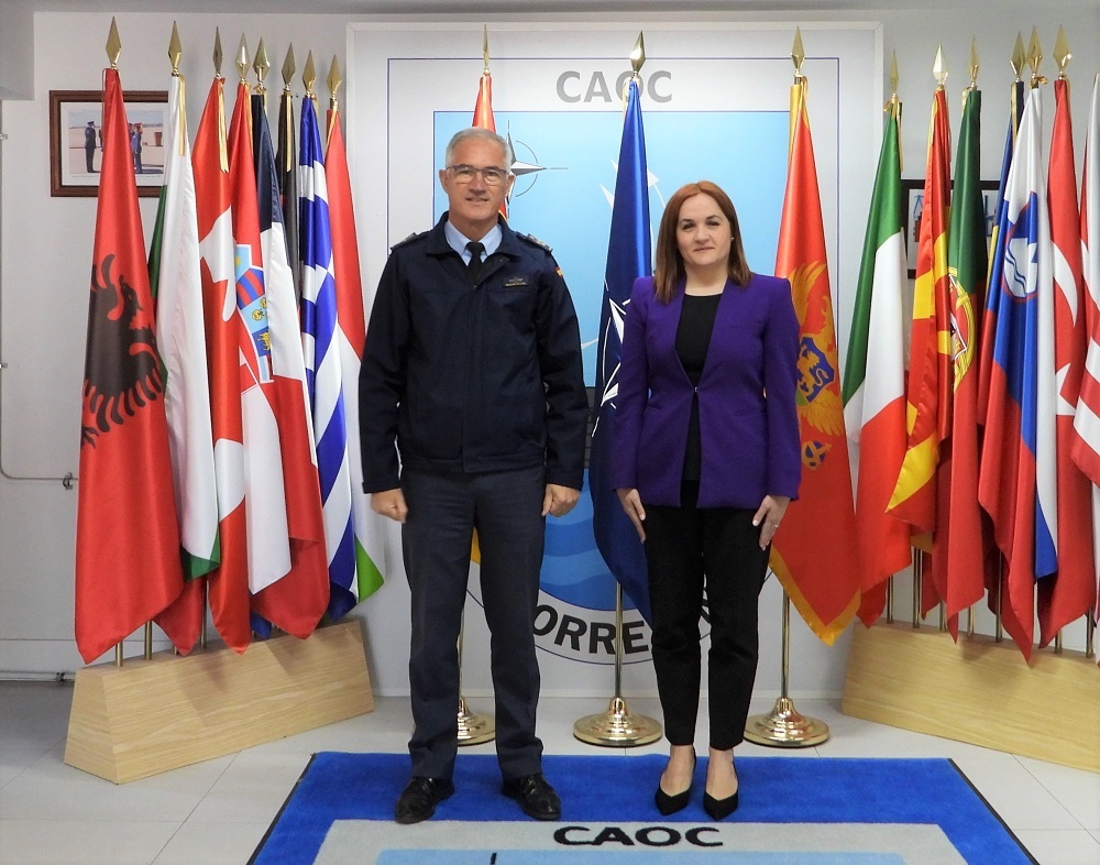 COMCAOC with Montenegrin representative