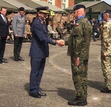 MILREP greets the new Head of the Eurocorps