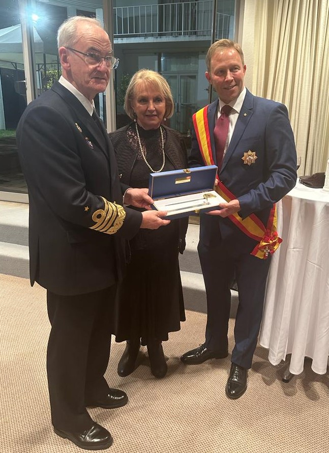 Awarding of the Grand Cross of Naval Merit