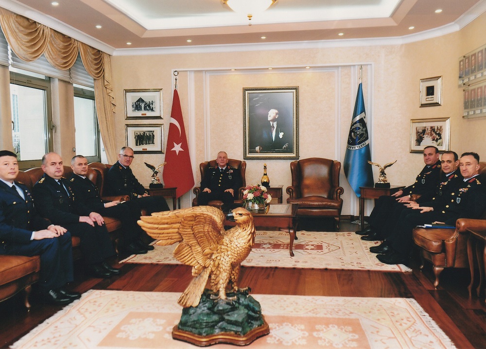 Meeting with the Commander of the TURAF