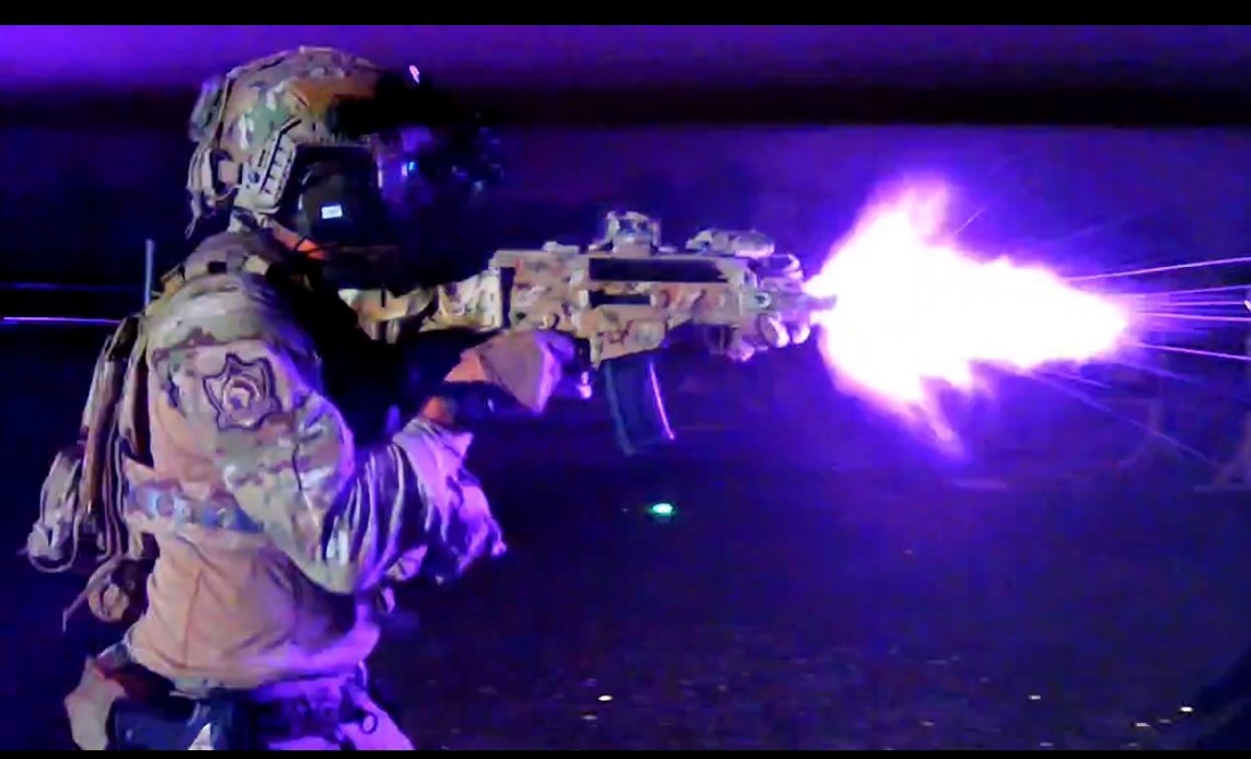 Night-time live-fire drill
